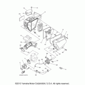 Схема вузла: Впускна система Yamaha XT250 XT250