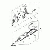 Схема узла: Поворотники Yamaha YP250 Majesty