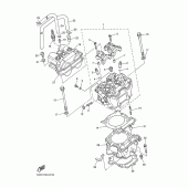 Схема вузла: Циліндр Yamaha YZ450F YZ450F