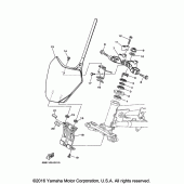 Схема вузла: Рульовий механізм Yamaha TTR110 TT-R110