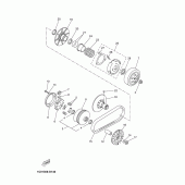 Схема вузла: Зчеплення Yamaha YP250 X-MAX