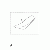 Схема узла: Сиденье Yamaha WR450F