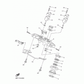 Схема вузла: Рульовий механізм Yamaha XJ6 Diversion F