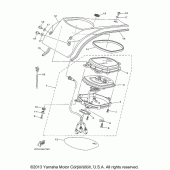 Схема узла: Панель приборов Yamaha XV1900 Stratoliner Deluxe