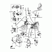 Схема узла: Электрооборудование 2 Yamaha FZ6 FZ6 (Naked)
