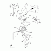Схема узла: Электрооборудование 3 Yamaha FZ6 FZ6-SA2 (Naked, ABS)