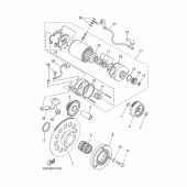Схема вузла: Привід стартера Yamaha XT660 XT660X