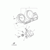 Схема узла: Панель приборов Yamaha MT03 MT-03