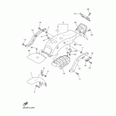 Схема узла: Крыло Yamaha XVS400 Drag Star