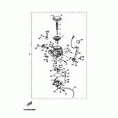 Схема узла: Карбюратор Yamaha YP250 X-MAX