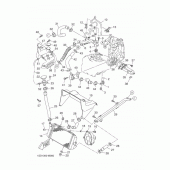 Схема узла: Радиатор и Патрубок системы охлаждения Yamaha YP400 X-MAX 400