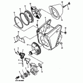 Схема узла: Впускная система Yamaha YZ250 YZ250F