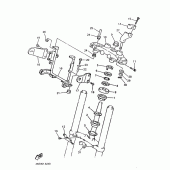 Схема узла: Рулевой механизм Yamaha XJ600 Diversion (Naked)