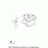 Схема узла: Система индукции воздуха Yamaha YZ450F YZ450FX