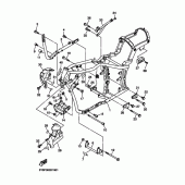 Схема вузла: Рама Yamaha XVS1100 Drag Star Classic