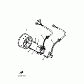 Схема вузла: Генератор Yamaha TW200