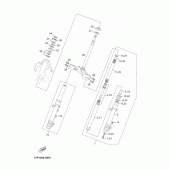 Схема узла: Рулевой механизм Yamaha YP250 X-MAX