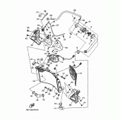 Схема вузла: Радіатор та Патрубок системи охолодження Yamaha FZ10/MTN1000 MT-10