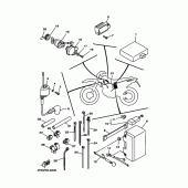 Схема вузла: Електроустаткування 1 Yamaha TT250R TT-R