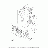 Схема вузла: Впускна система Yamaha XVS650 V-Star Midnight Custom