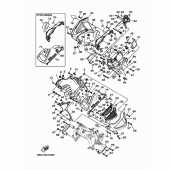 Схема узла: Облицовочные элементы Yamaha XTZ1200 Super Tenere