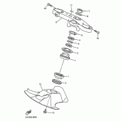Схема вузла: Рульовий механізм Yamaha YZF-R1 R1