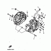 Схема узла: Картер двигателя Yamaha XT225 XT225