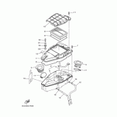 Схема вузла: Впускная система 2 Yamaha XV1900 Midnight Star