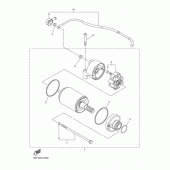 Схема вузла: Електричний стартер Yamaha FZ8 FZ8 (Naked)