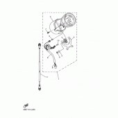 Схема узла: Панель приборов Yamaha XV250 V-Star