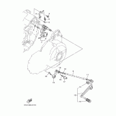 Схема вузла: Вал перемикання Yamaha MT01 MT-01