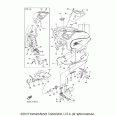 Схема вузла: Паливний бак Yamaha XVS650 V-Star Custom
