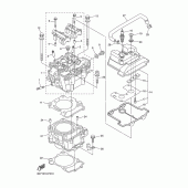 Схема вузла: Циліндр Yamaha WR250 WR250X
