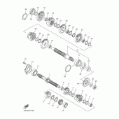 Схема вузла: Трансмісія Yamaha YZF-R1 R1