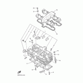 Схема узла: Головка цилиндра Yamaha XJR1300