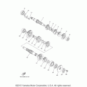 Схема вузла: Трансмісія Yamaha TTR125 TT-R125