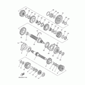 Схема вузла: Трансмісія Yamaha TDM900