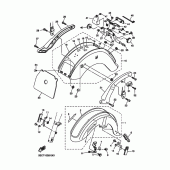 Схема узла: Крыло Yamaha XVS650 Drag Star Silverado