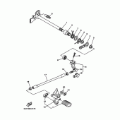 Схема вузла: Вал перемикання Yamaha XVS250 Drag Star