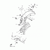 Схема узла: Крыло Yamaha XV250 V-Star