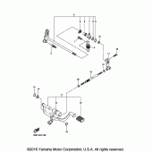 Схема вузла: Вал перемикання Yamaha XVS1300 V-Star Tourer